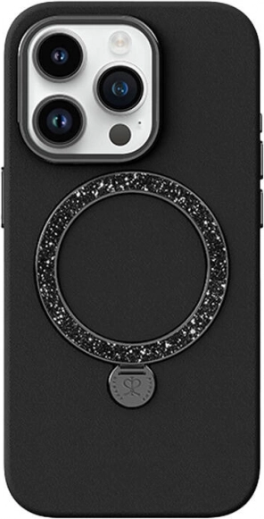 Etui til iPhone 15 Pro Joyroom Dancing Circle sort