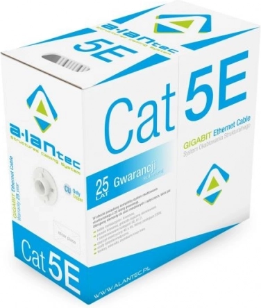 Kabel F/UTP kat.5e Eca LSOH 305m - 25 års garanti