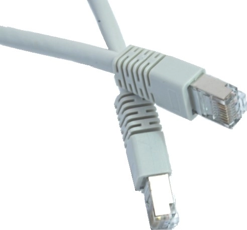 Patch cord skærmet FTP kat.6 med stik 15M grå