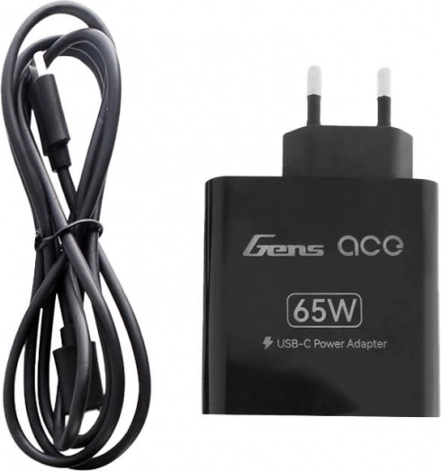 Strømadapter Gens Ace 65W med EU-stik