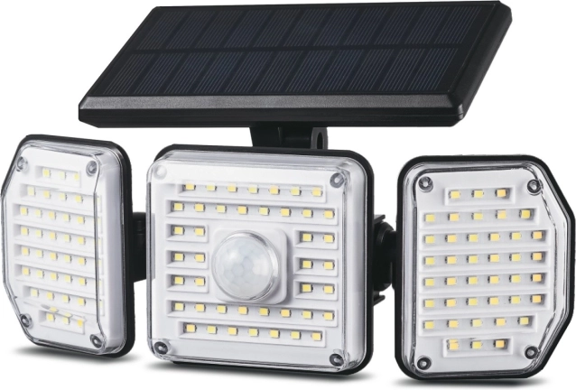 Solcelle LED-lys med bevægelsessensor