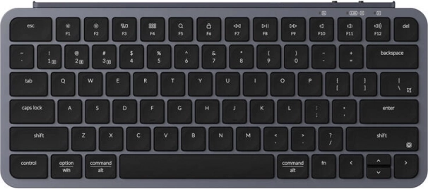 Ultratynd trådløs tastatur Keychron B1 Pro 2.4G grå