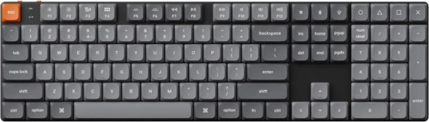 Keychron K5 Max lavprofil trådløst mekanisk tastatur med brune switches
