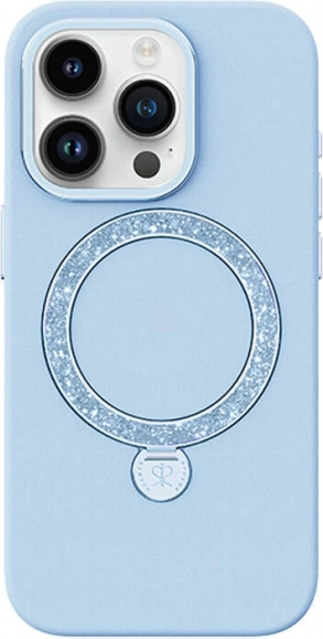 Joyroom Dancing Circle etui til iPhone 14 Pro Max blå