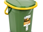 Bærbart campingtoilet GreenBlue sort-grøn