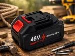 Universelt 48V Li-ion batteri 6000 mAh til akkuværktøj og havemaskiner