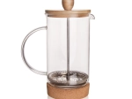 French press i glas til kaffe og te 400 ml
