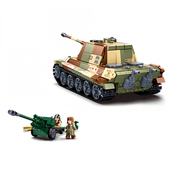 Sluban Kampen om Budapest M38-B0980 Tysk tung tank Tiger II 2 i én