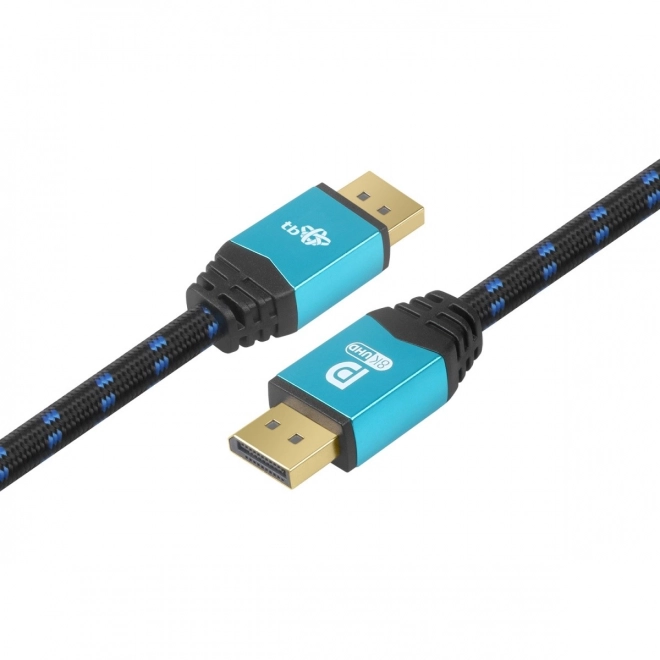 DisplayPort kabel 8K UHD med blå stik 2 m