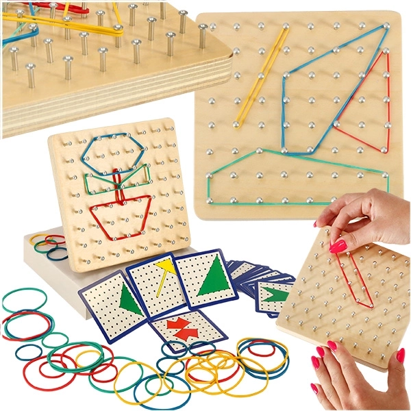 Træplade Geoboard