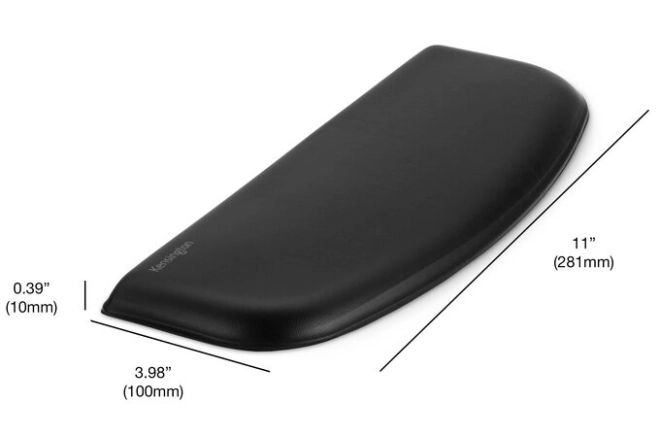 Ergonomisk tastaturunderlag Kensington ErgoSoft sort