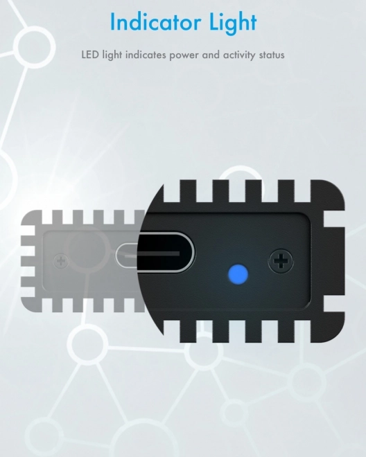 Ekstern boks ICY BOX til PCIe NVMe M.2 med USB-C