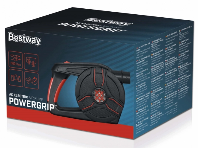 Bestway praktisk elektrisk pumpe PowerGrip 3 adaptere 62258
