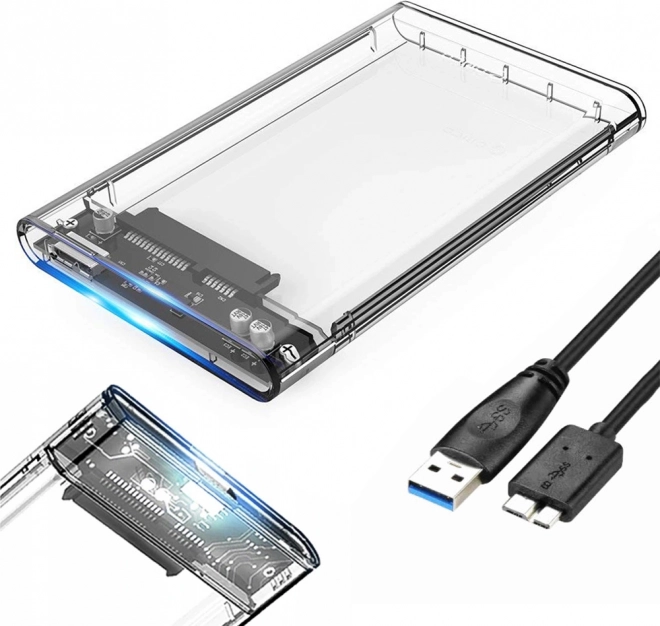 Indkapsling til 2,5'' HDD/SSD med USB 3.0