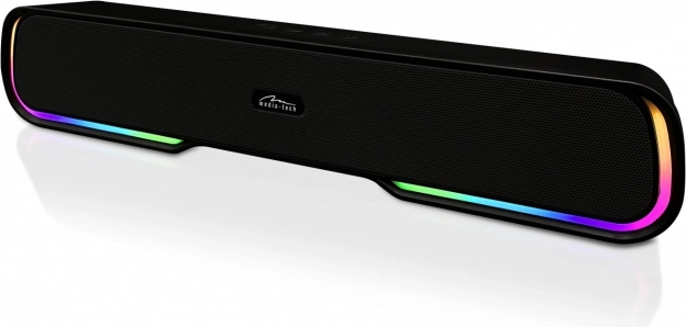Bluetooth-soundbar MEDIA‑TECH Phantom BT med RGB-belysning og op til 10 timers batteritid
