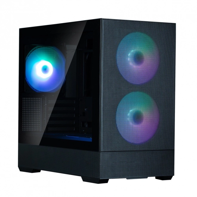 Kabinet P30 Air mATX Mini Tower med ARGB blæsere sort