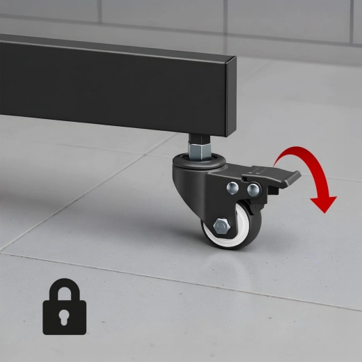 Mobilitet med tryghed takket være hjul med bremse