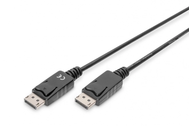 DisplayPort-kabel med lås 1080p 60Hz FHD DP/M DP/M sort 1m