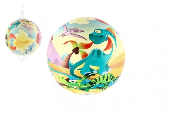 Oppustelig bold med dinosaur - 22 cm