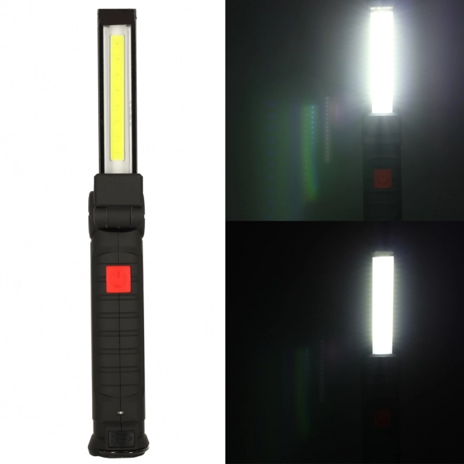 USB arbejds-LED lommelygte med magnet og batteri