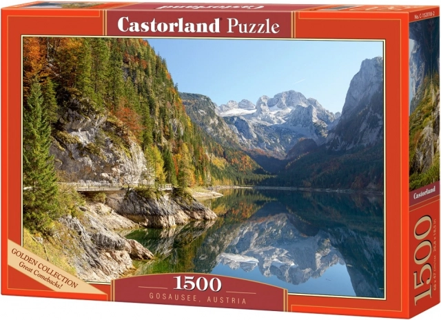 Puslespil Castorland 1500 brikker – solopgang over Castelmezzano – Puslespil