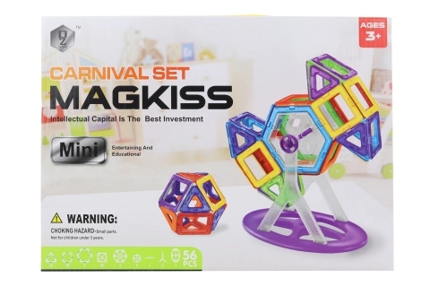 Magnetisk byggesæt 56 stk