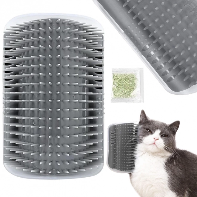 Hjørnebørste til katte med katteurt