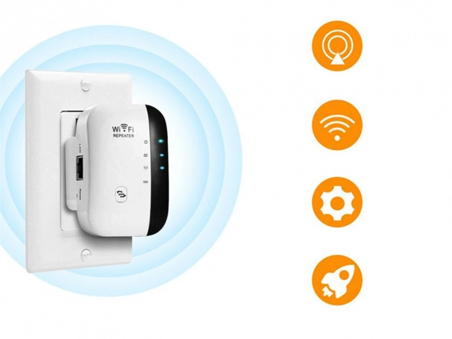 Kraftfuld Wi-Fi forstærker 300 Mbps
