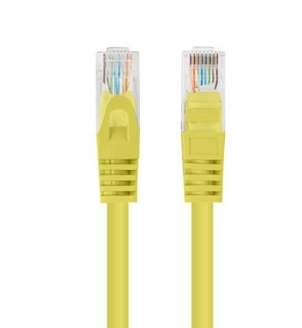 Gul patchcord kat. 5e UTP 3m 10 stk