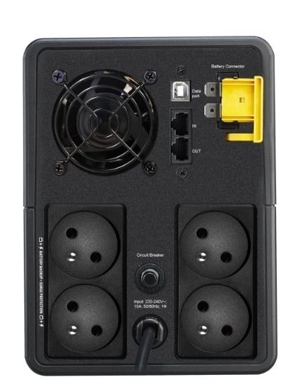 Nødstrømforsyning APC Back-UPS 1600VA, 230V, AVR, 4 franske stikkontakter