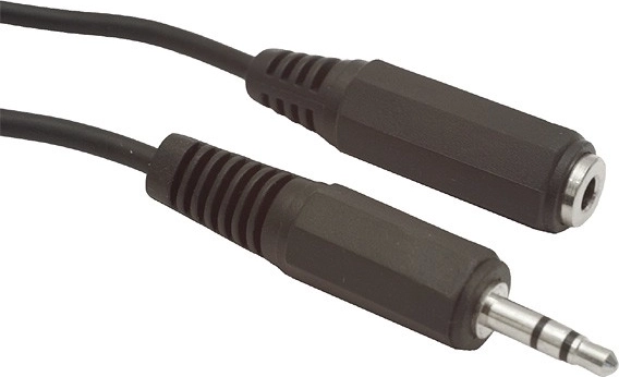 Stereo forlængerkabel Minijack M/F 3 m