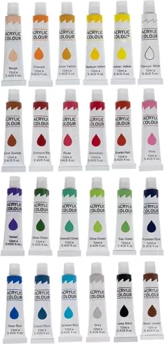 Omfattende farvepalette