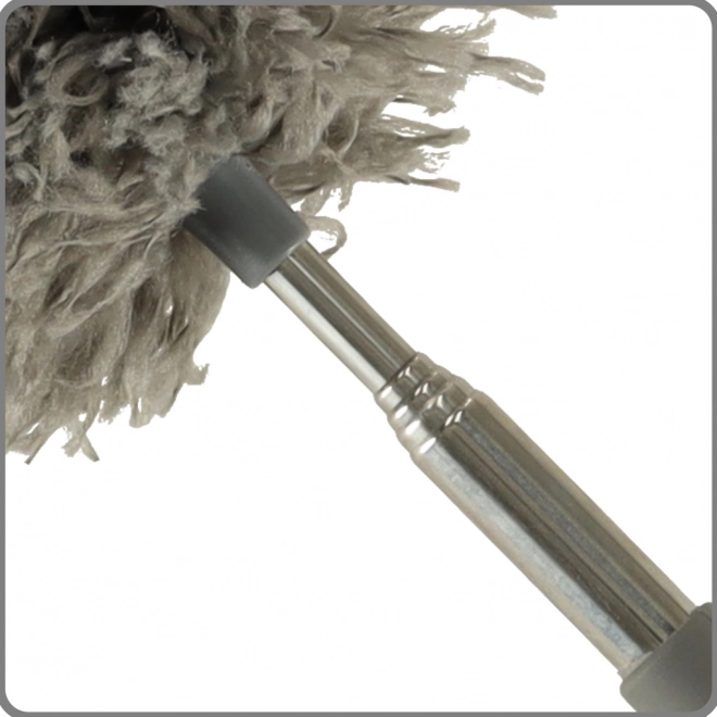 Grå teleskopisk støvekost af mikrofiber