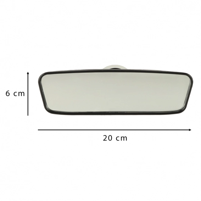 Bredvinklet bakspejl med sugekop 20 cm