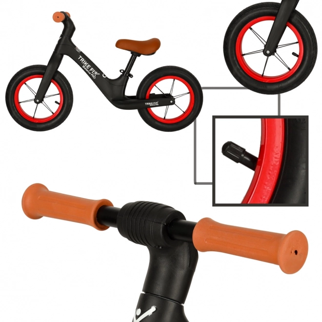 Børne løbecykel Trike Fix Balance PRO sort