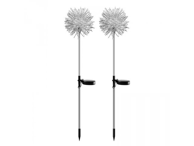 Solcelle have LED lampe i form af et træ - 2 stk