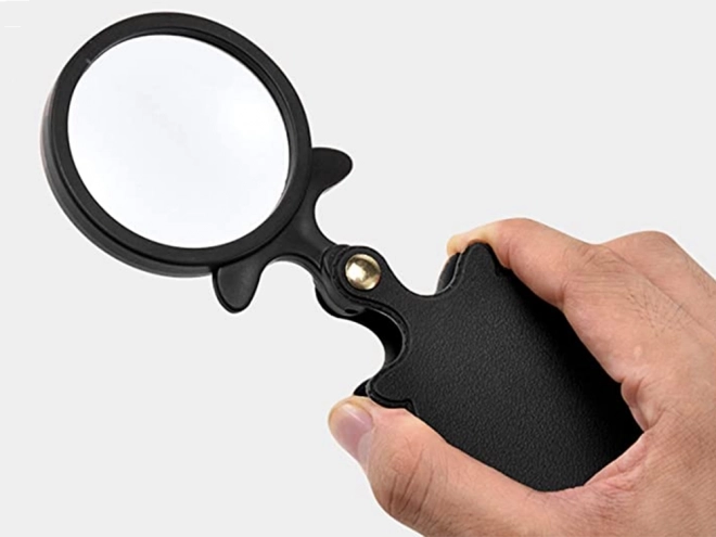 Foldbar lommelygte med etui og snor