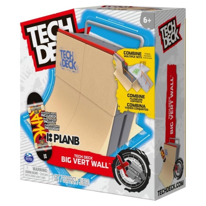 Tech Deck Dobbelt-sidet Skateboard Rampe