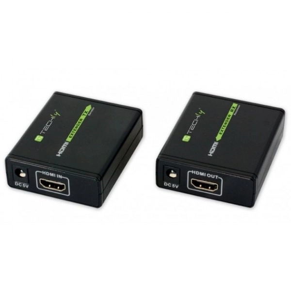 HDMI Extender til overførsel via Cat.6/6a/7 kabel, op til 60m, FullHD 3D, sort