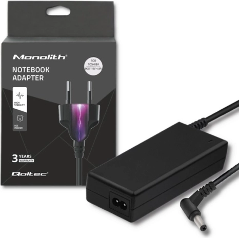 Strømforsyningsadapter til Toshiba-bærbare 90 W, 19 V, 4,74 A, stik 5,5 × 2,5 mm