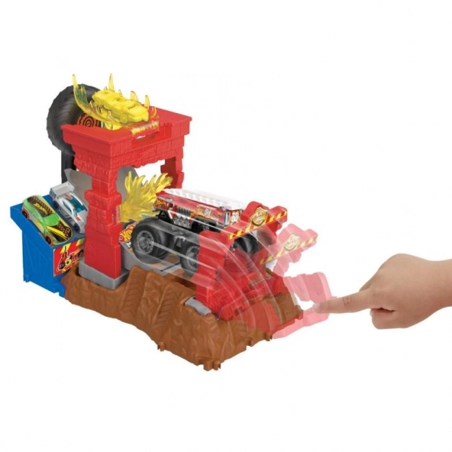 Hot Wheels Monster trucks arena - racerløb udfordring legesæt HNB87 – HW Tiger Shark