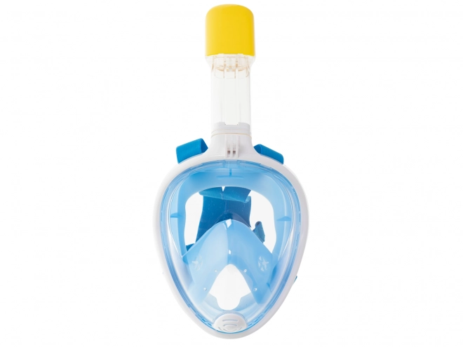 Foldbar helmaske med snorkel L/XL blå