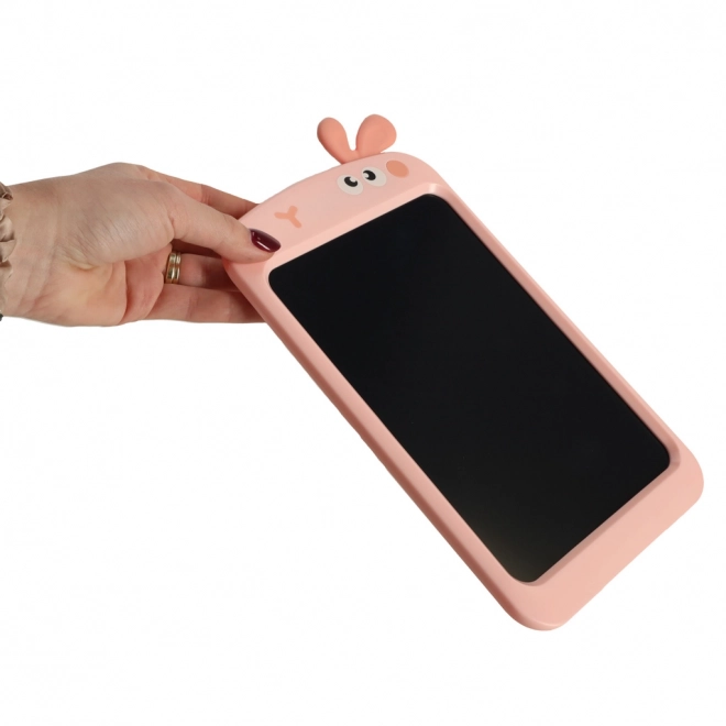 Tegnetablet med kanin 8,5' pink