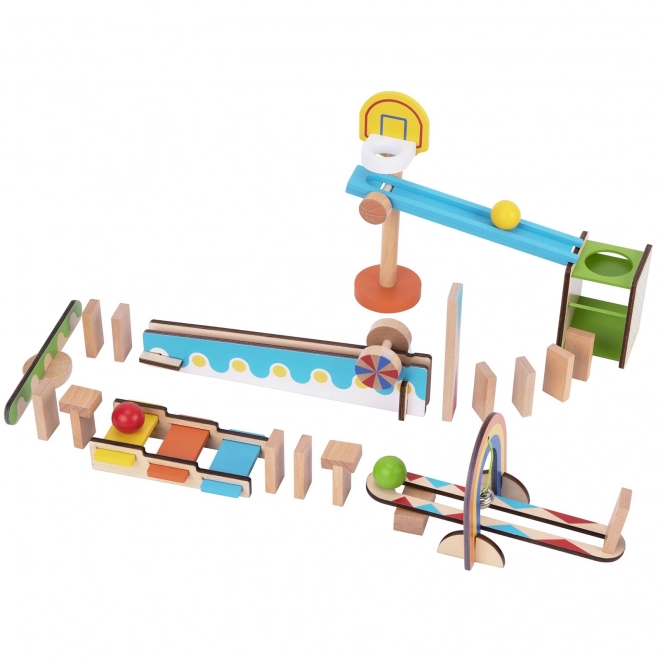 Træ klodser domino / domino puslespil Tooky Toy