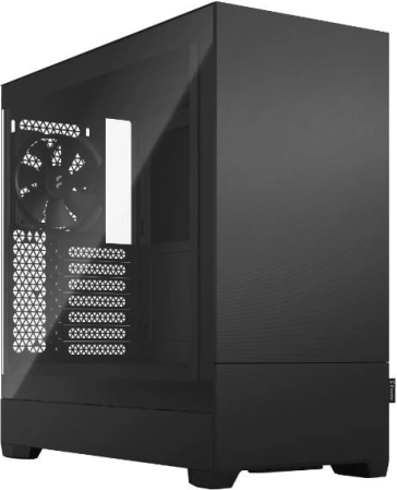 Støjsvag computersag Pop Silent Black med transparent sidepanel