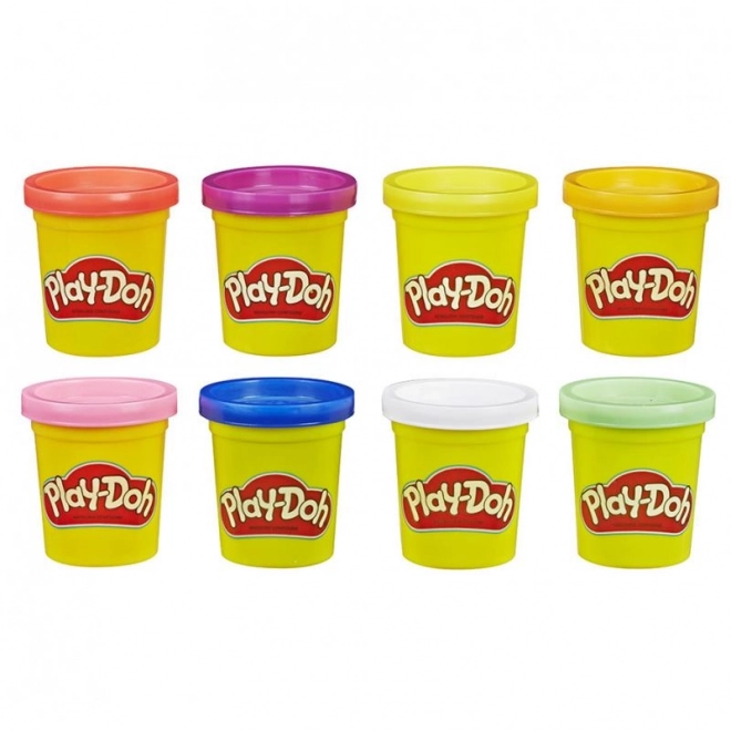 Play-Doh neonsæt modelervoks 8-pak