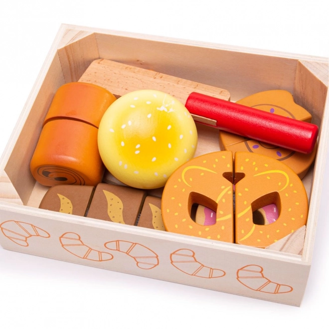 Bigjigs Toys Skærebrød i kassen