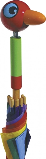 Legesyg and på træhåndtag