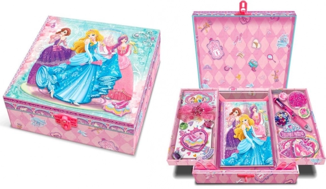 Pecoware kasse med hylder - Prinsesse