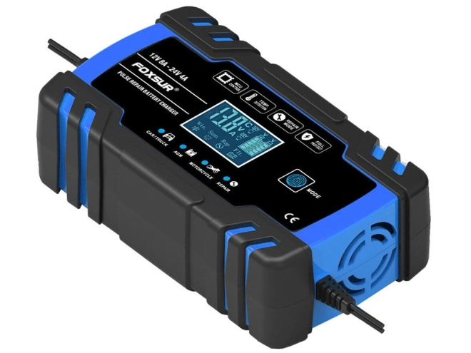 Automatisk biloplader med reparationsfunktion 12V 24V